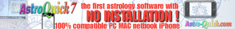 Astrology reports and softwares Mac PC WEB...