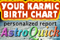 AstroQuick Karmic Birth chart personalized report