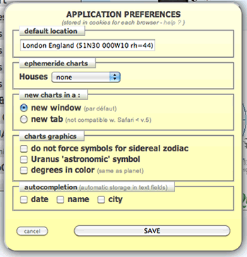 astrology software application options