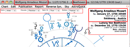 astrology synastry chart