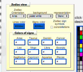 preference zodiac view