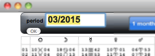 ephemeris planetary table date change