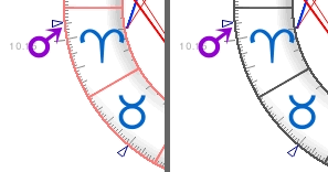 preference zodiac lines