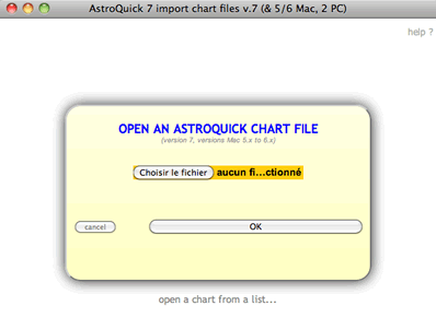 astrology chart open astroquick7 file 
