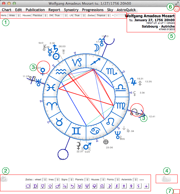 astrology chart windows AstroQuick 7