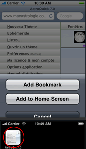 iphone add bookmark signet astroquick